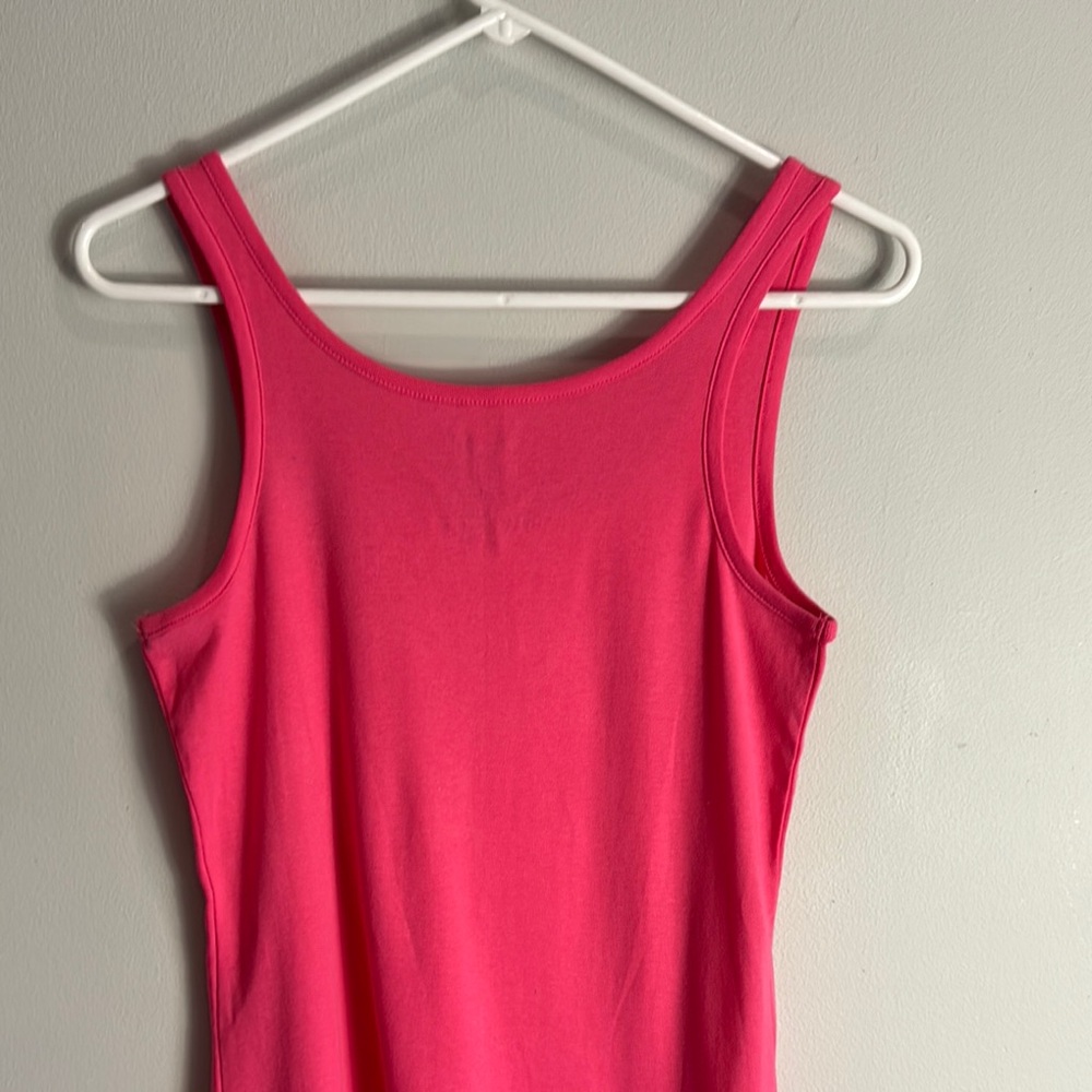 Faded Glory Pink Fitted Tank Top - Picture 2 of 7